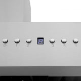 ZLINE 48" Professional Wall Range Hood, Built-in CrownSound® Bluetooth Speakers, 667CRN-BT-48
