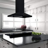 ZLINE 48" Rangetop, Black Stainless, Brass Burners, RTB-BR-48