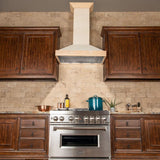 ZLINE 48" Unfinished Wooden Wall Range Hood, KBUF-48