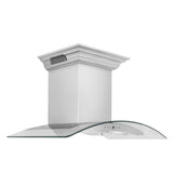 ZLINE 48" Wall Stainless Range Hood, Bluetooth Speakers, KN4CRN-BT-48