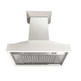 ZLINE 48" Wooden Wall Range Hood in Cottage White, KBTT-48