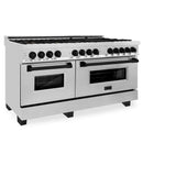 ZLINE 60" Autograph Edition, 7.4 cu. ft. Dual Fuel Range, RAZ-60-MB