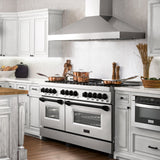 ZLINE 60" Autograph Edition, 7.4 cu. ft. Dual Fuel Range, RAZ-60-MB