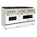 ZLINE 60" Autograph Edition, 7.4 cu. ft. Dual Fuel Range, RAZ-WM-60-G