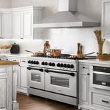 ZLINE 60" Autograph Edition Dual Fuel Range, DuraSnow, RASZ-SN-60-G