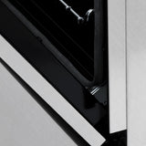 ZLINE 60" Dual Fuel Range, DuraSnow Stainless, RAS-SN-60