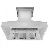ZLINE 60" Professional Wall Range Hood, Built-in CrownSound® Bluetooth Speakers, 667CRN-BT-60