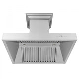 ZLINE 60" Professional Wall Range Hood, Built-in CrownSound Bluetooth Speakers, 697CRN-BT-60