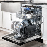 ZLINE Autograph 24" Dishwasher Black Stainless, DWVZ-BS-24-CB