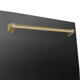 ZLINE Autograph Edition 24" Dishwasher Black Stainless, DWMTZ-BS-24-CB