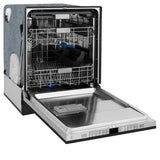 ZLINE Autograph Edition 24" Dishwasher Black Stainless, DWMTZ-BS-24-G