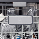ZLINE Autograph Edition 24" Dishwasher DuraSnow, Gold DWMTZ-SN-24-G