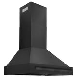 ZLINE Black Stainless Steel Range Hood with Black Stainless Steel Handle - BS655-36-BS