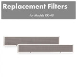 ZLINE Charcoal Filters (Set-2)-48" Under Cabinet Range Hoods, CF-RK-48