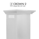 ZLINE Crown Molding #2 for Wall Range Hood, CM2-667/697-304