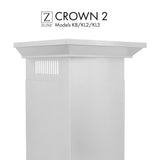 ZLINE Crown Molding #2 for Wall Range Hoods, CM2-KB/KL2/KL3