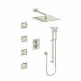ZLINE Crystal Bay Thermostatic Shower System with Body Jets CBY-SHS-T3-BN