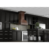 ZLINE 30" Wooden Wall Range Hood, Crown Molding 369WH-30