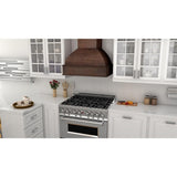 ZLINE 30" Wooden Wall Range Hood, Hamilton, Remote Motor, 369WH-RD-30