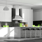 ZLINE Ducted Wall Mount Range Hood in Outdoor Approved Stainless Steel 697-304-48
