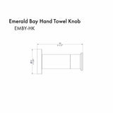 ZLINE Emerald Bay Towel Hook EMBY-HK-PG