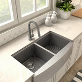 ZLINE Gemini Kitchen Faucet in Gun Metal, GEM-KF-GM