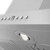 Zline Island Mount Range Hood in Stainless Steel with Built-in ZLINE CrownSound™ Bluetooth Speakers GL2iCRN-BT-48