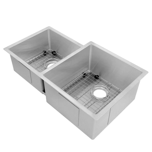 ZLINE Jackson 32" Undermount Double Bowl Sink In Stainless Steel, SRDL-32