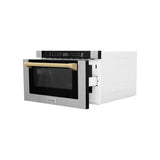 ZLine Microwave Drawer, DuraSnow and Gold MWDZ-1-SS-H-G