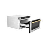 ZLine Microwave Drawer, DuraSnow and Gold MWDZ-1-SS-H-G