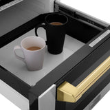 ZLine Microwave Drawer, DuraSnow and Gold MWDZ-1-SS-H-G