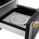 ZLine Microwave Drawer, DuraSnow and Gold MWDZ-1-SS-H-G