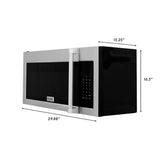 ZLINE Over Range Microwave Oven, Stainless Steel, MWO-OTR-H-30