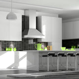 ZLINE Ducted Wall Mount Range Hood in Outdoor Approved Stainless Steel 697-304-42
