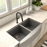 ZLINE Voltaire Kitchen Faucet, Electric Matte Black, VLT-KF-MB