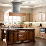 ZLINE 30" Remote Blower Wooden Island Range Hood, 681iM-RD-30