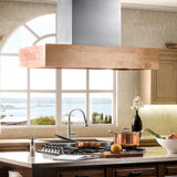 ZLINE 30" Remote Blower Wooden Island Range Hood, 681iM-RS-30-400