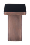 Marcos Side Table Black & Antique Bronze
