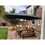 PURPLE LEAF Best Value Cantilever Patio Umbrella with Left-Right Tilt and 360° Swivel Outdoor Umbrellas