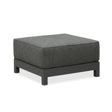 PURPLE LEAF Caesar Grey Patio Conversation Set Modular Sectional Sofa Components