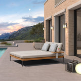 PURPLE LEAF Sicilia Classical Modular Outdoor Sectional with Oatmeal Greige Cushions Flexible Layout for Commercial Spaces
