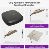PURPLE LEAF Heavy Patio Umbrella Base with Wheels ZYBASE-8