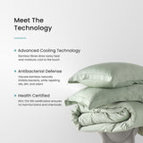 Iced Cooling Duvet Cover Set