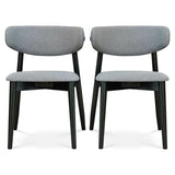 Korbin Grey Fabric Dining Chair (Set of 2)