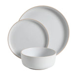 Gibson Home Everyday Essential 12-Piece Stoneware Dinnerware Set