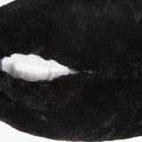 24 x 24 Angora Ebony Pillow - Down Insert