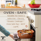 Moss & Stone 6-Piece Copper Chef Cookware Set