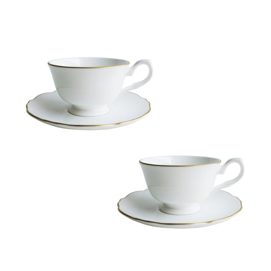 Amelie 2 Espresso Cups & Saucers