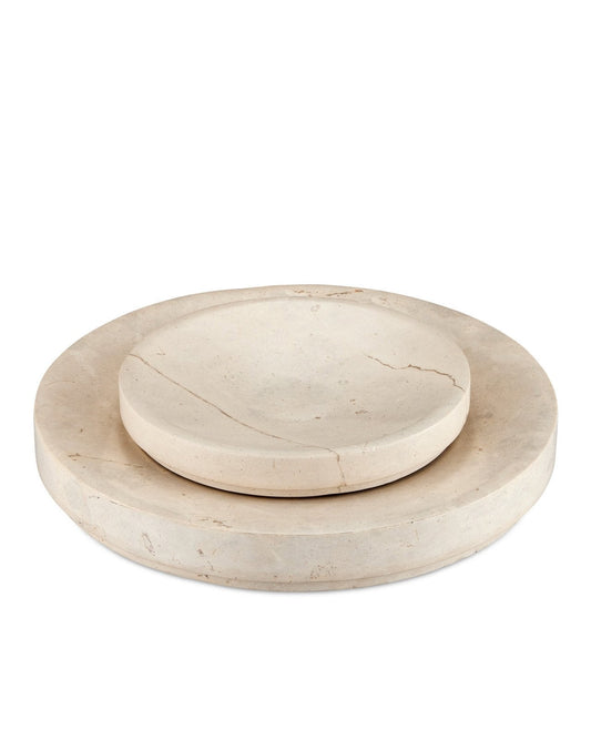Grecco Marble Low Bowl Set of 2