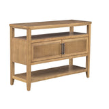 2 Door Storage Console Table, Honey*